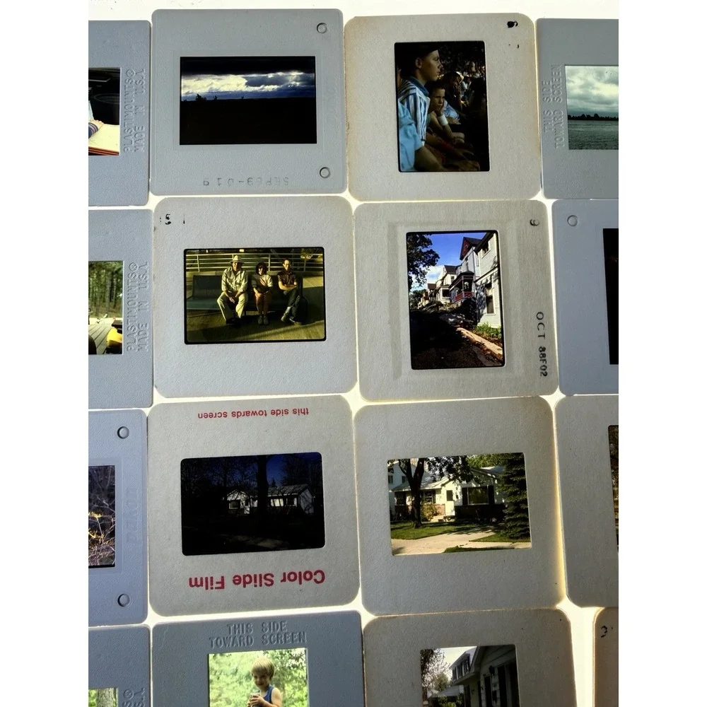 Vintage 35mm Slides Lot of 81 Color Unsearched Randomly Selected Variety
